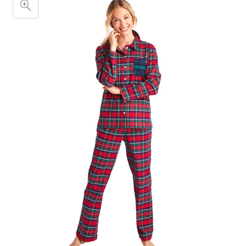 Vineyard Vines women’s flannel plaid pajamas